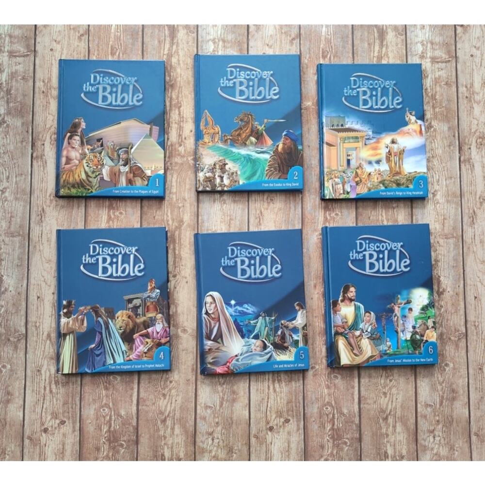 Discover the Bible Series by Safeliz -Complete Set - Hardcover Book - Christian